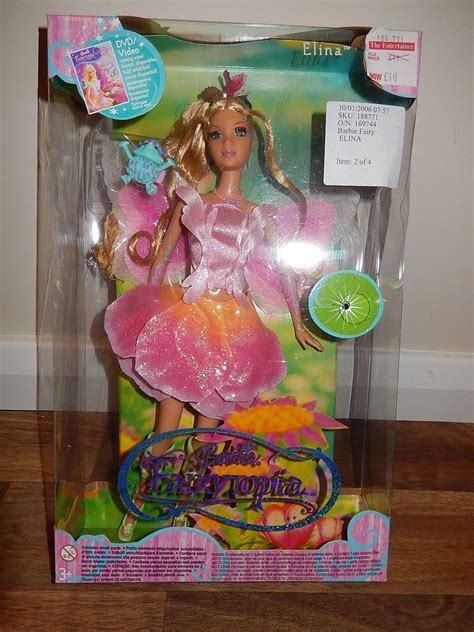 Barbie Fairytopia Elina Doll With Light Up Wings BNIB 9.99+3.5 | Barbie ...