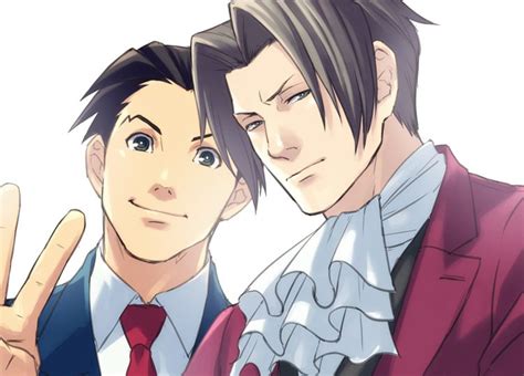 Phoenix Wright and Miles Edgeworth | Phoenix wright, Ace, Attorneys