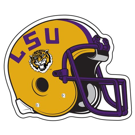 LSU | LSU 3" Football Helmet Decal | Alumni Hall