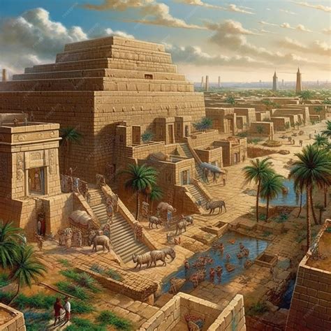 Civilización mesopotamia | Foto Premium