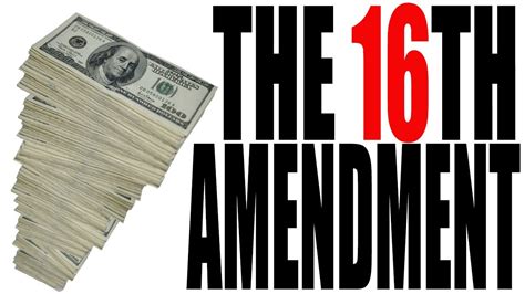 The 16th Amendment Explained: The Constitution for Dummies Series - YouTube