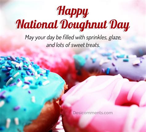 Happy National Doughnut Day! May - Desi Comments