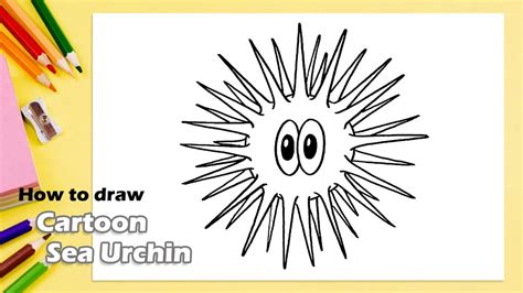 Cartoon Sea Urchin