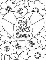 Get Well Soon Coloring Pages  15 FREE PrintaBulk sketch template