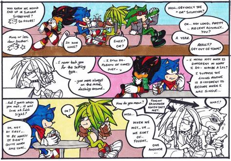 Sonadow/Manourge Comic | Sonic the Hedgehog! Amino