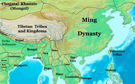 Image - Ming Dynasty Map.jpg - Alternative History