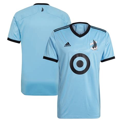 Men's Minnesota United FC adidas Light Blue 2021 The River Kit Replica ...