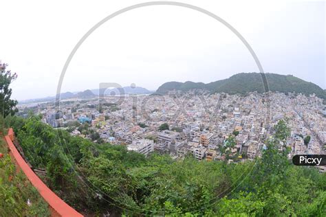 Image of Aerial View Of Vijayawada City-LH118501-Picxy