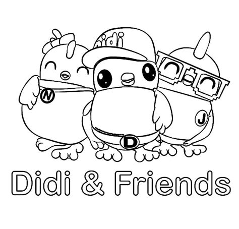 Didi & Friends Coloring Games - ColoringGames.Net