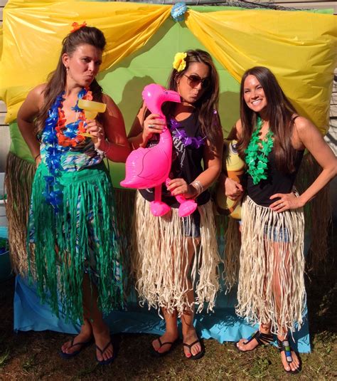 Luau photo booth with dollar tree table cloths and props | Luau party games, Luau party, Aloha party