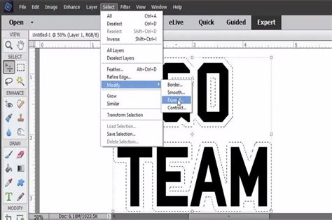 How to Outline Text in Photoshop Elements