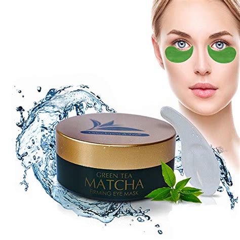 Green Tea Matcha Firming Eye Mask, 30 Pairs Collagen Patches For Fine ...