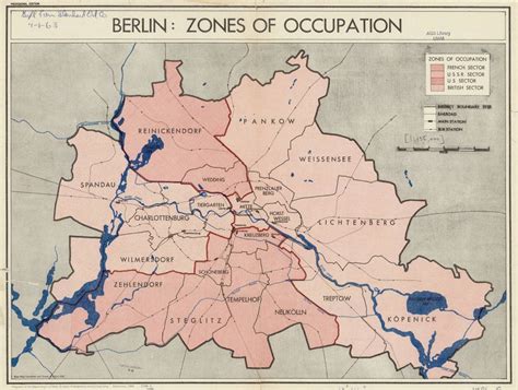 1945 Berlin Zones | by The Central Intelligence Agency | Map ...