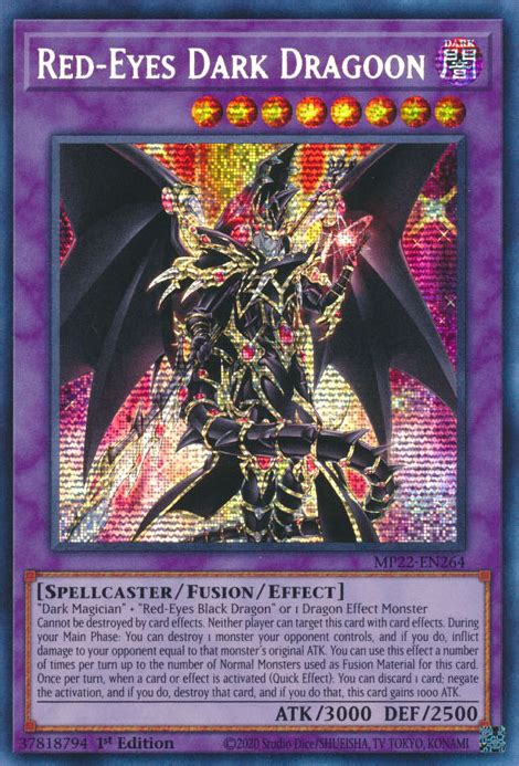 Yu Gi Oh Red Eyes Dark Dragoon