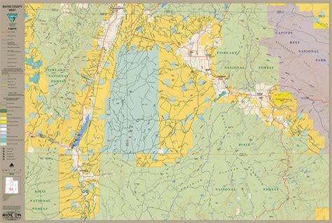 BLM Utah Wayne County West Map by Bureau of Land Management - Utah ...