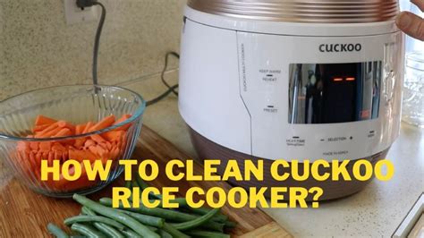 How to clean cuckoo rice cooker