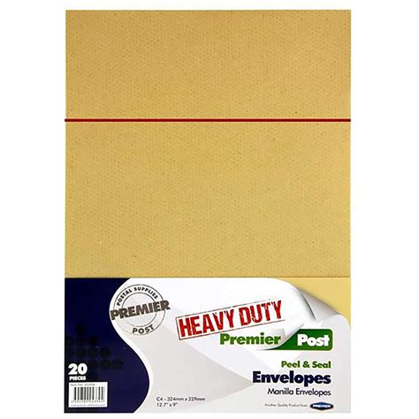 C4 Envelopes Pk 20 Heavy Duty