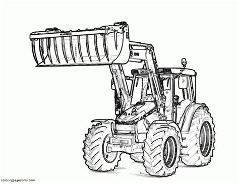 Tractor Coloring Pages Printable for Free Download