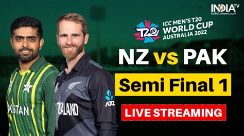 PAK vs NZ, T20 World Cup Live Streaming: When and where to watch ...