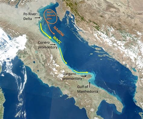 True Colour (bands 9,6,4) image of the Adriatic Sea, 28 February 2019,... | Download Scientific ...