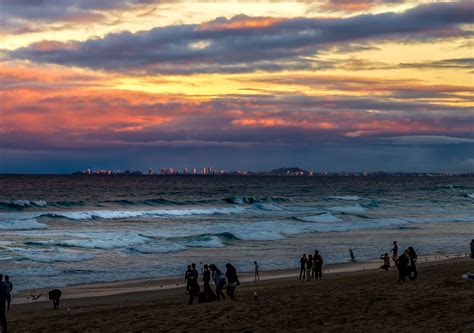 Sunset over Coolangatta - WrittenFYI