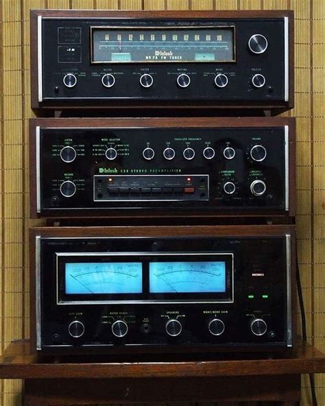 #McIntosh stack. | Mcintosh audio, Vintage stereo console, Hifi audio