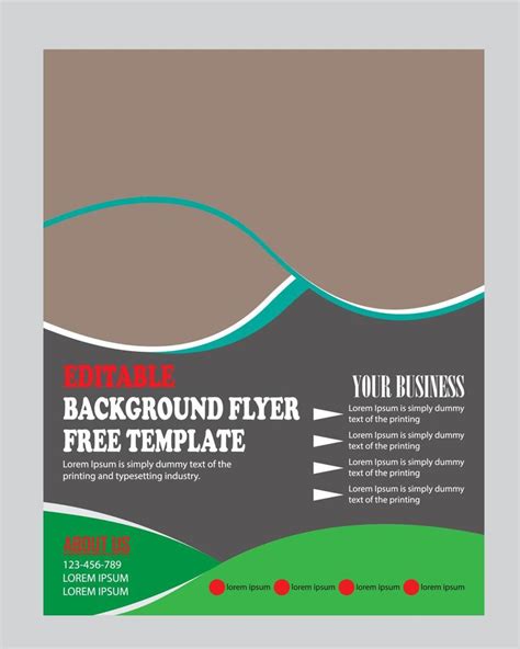 Flyer, Banner,printable free flyer 10790772 Vector Art at Vecteezy