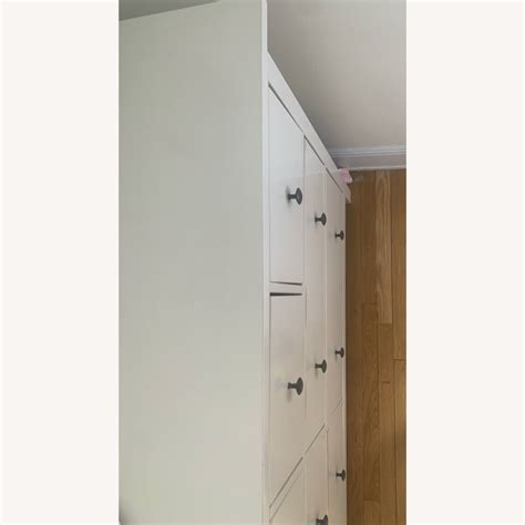 IKEA Large White Dresser, 8-Drawer - AptDeco