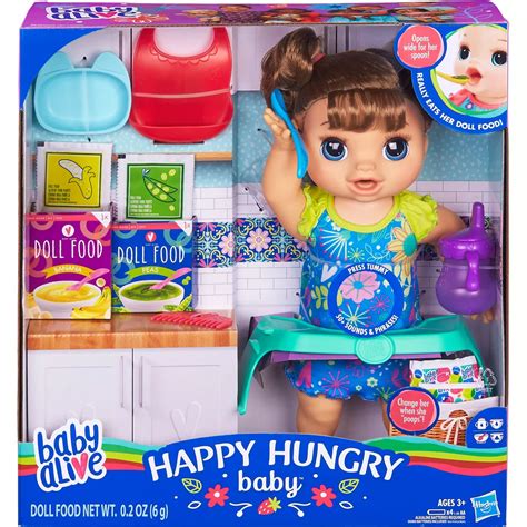 Baby Alive Happy Hungry Baby Doll, Brunette | Dolls | Baby & Toys | Shop The Exchange