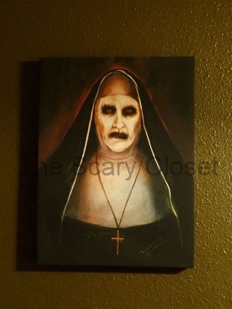 The Conjuring 2 Nun Painting | Painting, The conjuring, Halloween