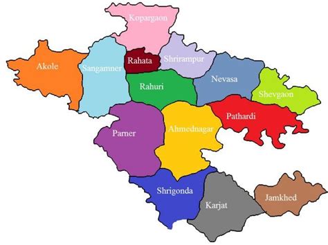 Maharashtra State Districts Along With their District Maps | Map ...