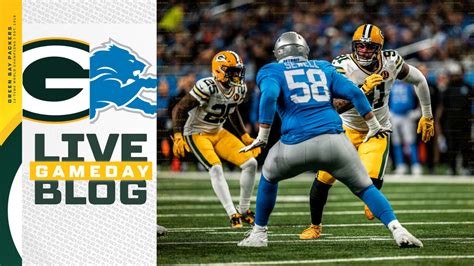 Live Blog: Packers vs. Lions | Week 12