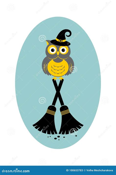 Halloween Owl. Vector Illustration Stock Vector - Illustration of october, scary: 100653783