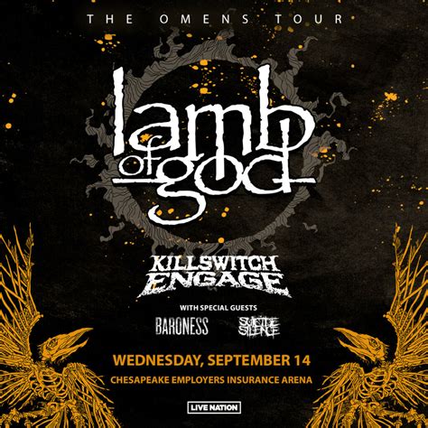 Lamb of God: The Omens Tour | Visit Baltimore