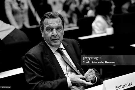 Former German chancellor Gerhard Schroeder attends a celebration of... News Photo - Getty Images