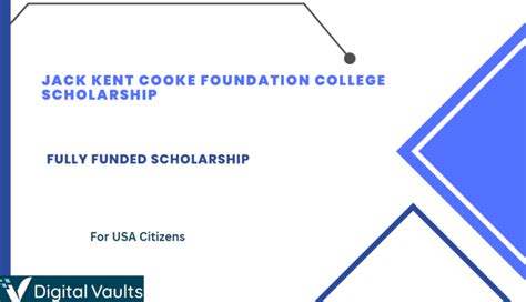 Jack Kent Cooke Foundation College Scholarship 2023-2024 : Fully Funded ...