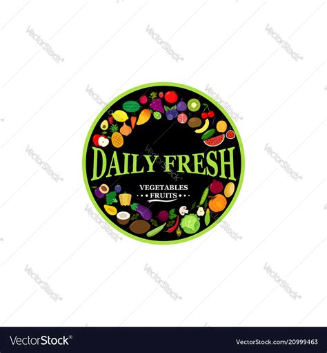 Fresh Fruits And Vegetables Logo