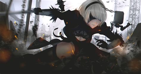 Nier Automata Wallpaper 3d - 5540x2933 Wallpaper - teahub.io