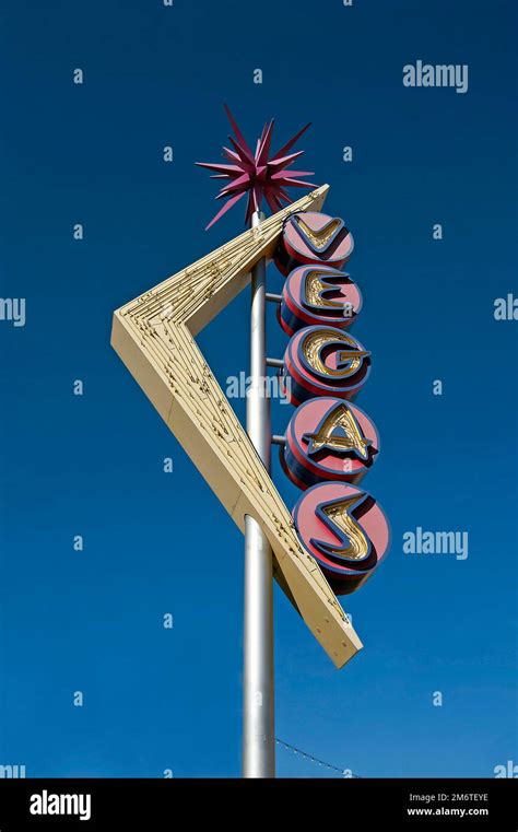 Classic Vegas sign in downtown Las Vegas, Nevada, USA Stock Photo - Alamy