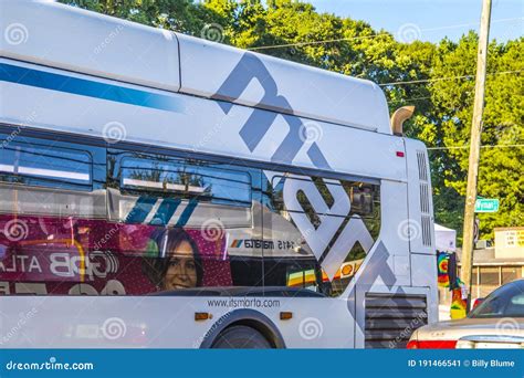 Back Side of a Marta Bus Showing the Marta Logo and Name Editorial Photo - Image of side ...