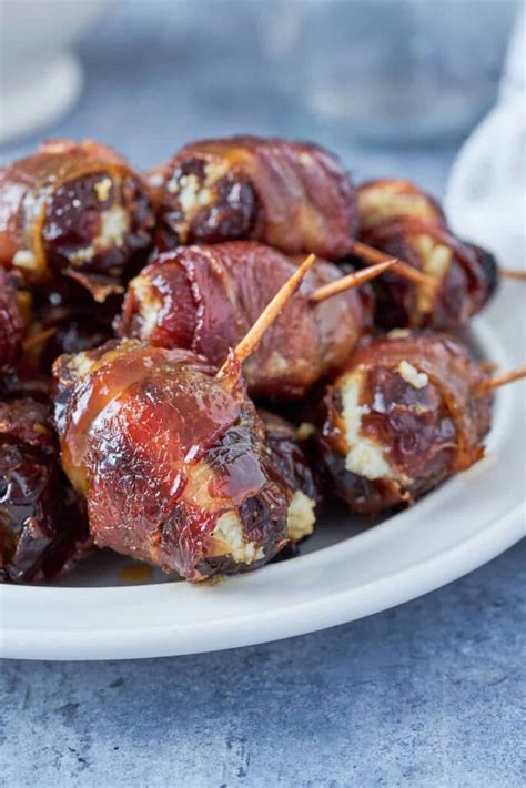 Air Fryer Bacon Wrapped Dates Recipe