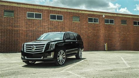 wallpaper cadillac, escalade, black HD : Widescreen : High Definition ...