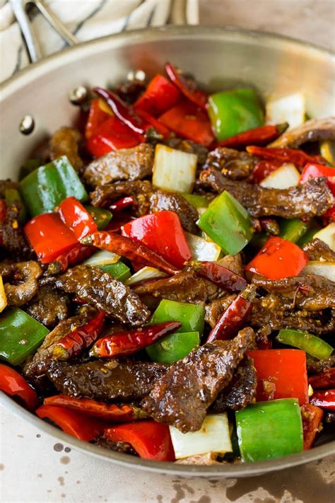 This Szechuan beef is a spicy stir fry made with tender pieces of beef ...