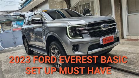 2023 FORD EVEREST TITANIUM PLUS BASIC ACCESSORIES - YouTube