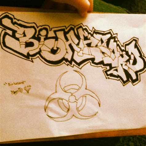 Graffiti 'BiOHAZARD' by TheWeirdVersion on DeviantArt