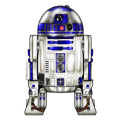 R2-D2 - Star Wars by sketchygerry on DeviantArt