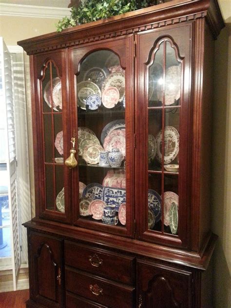 Cherry Dining Room Set With Hutch – lanzhome.com