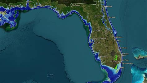 Sea level rise flooding to threaten many parts of Florida by 2100