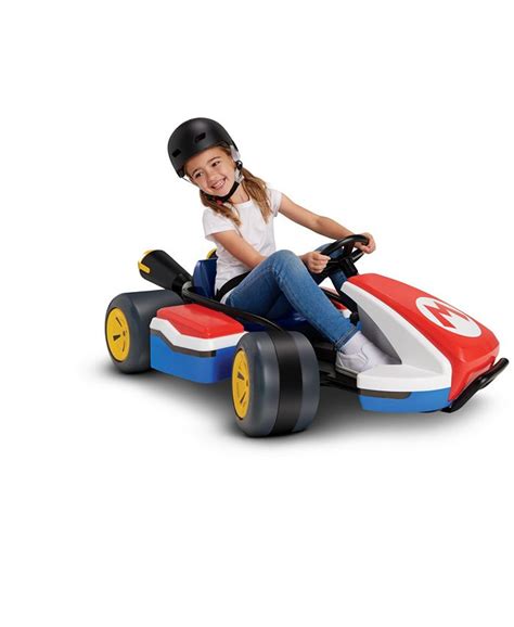 SUPER MARIO Kart 24V Battery Powered Ride On Toy - Macy's