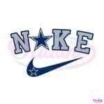 Nike Logo Dallas Cowboys Star SVG Digital Download